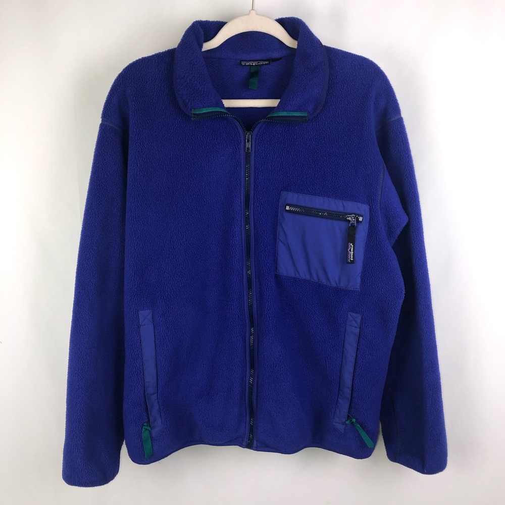 Patagonia Blue Fleece Jacket